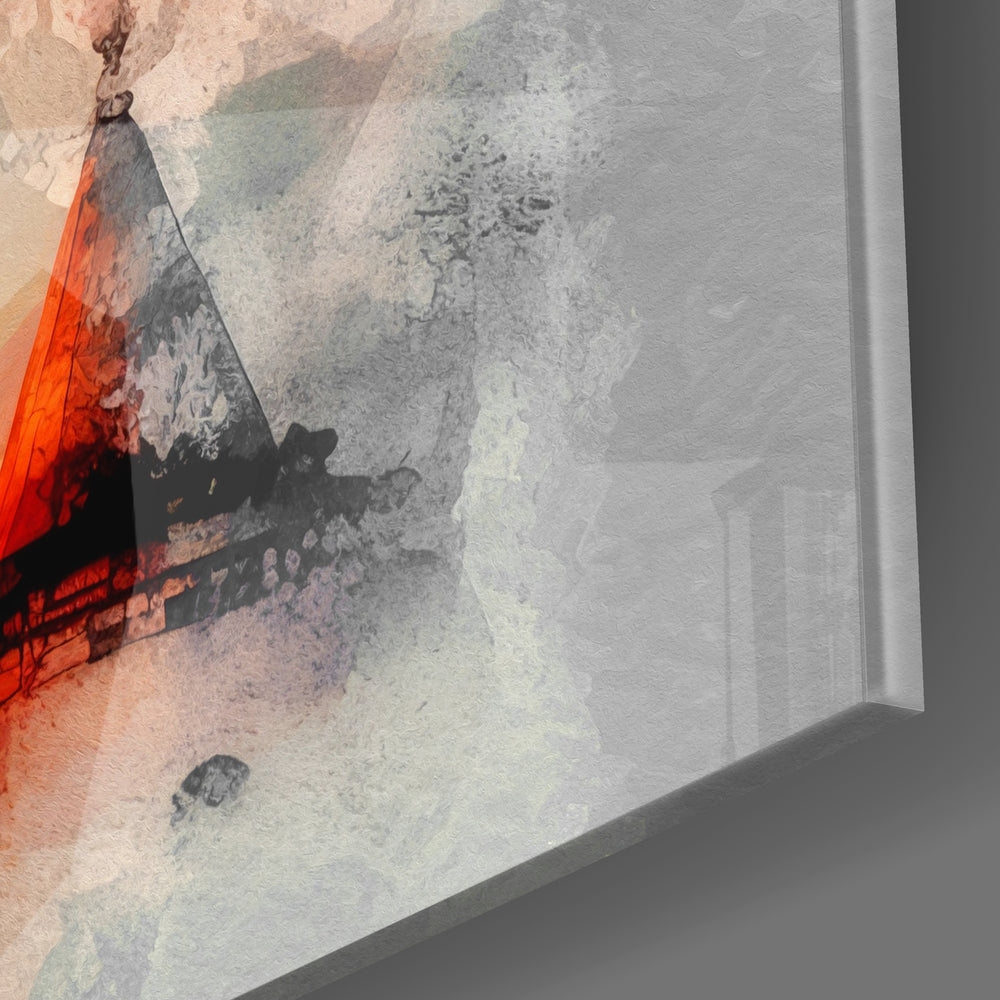 Galata Tower Glass Wall Art.