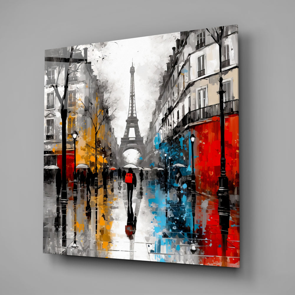 Eiffel Glass Wall Art.