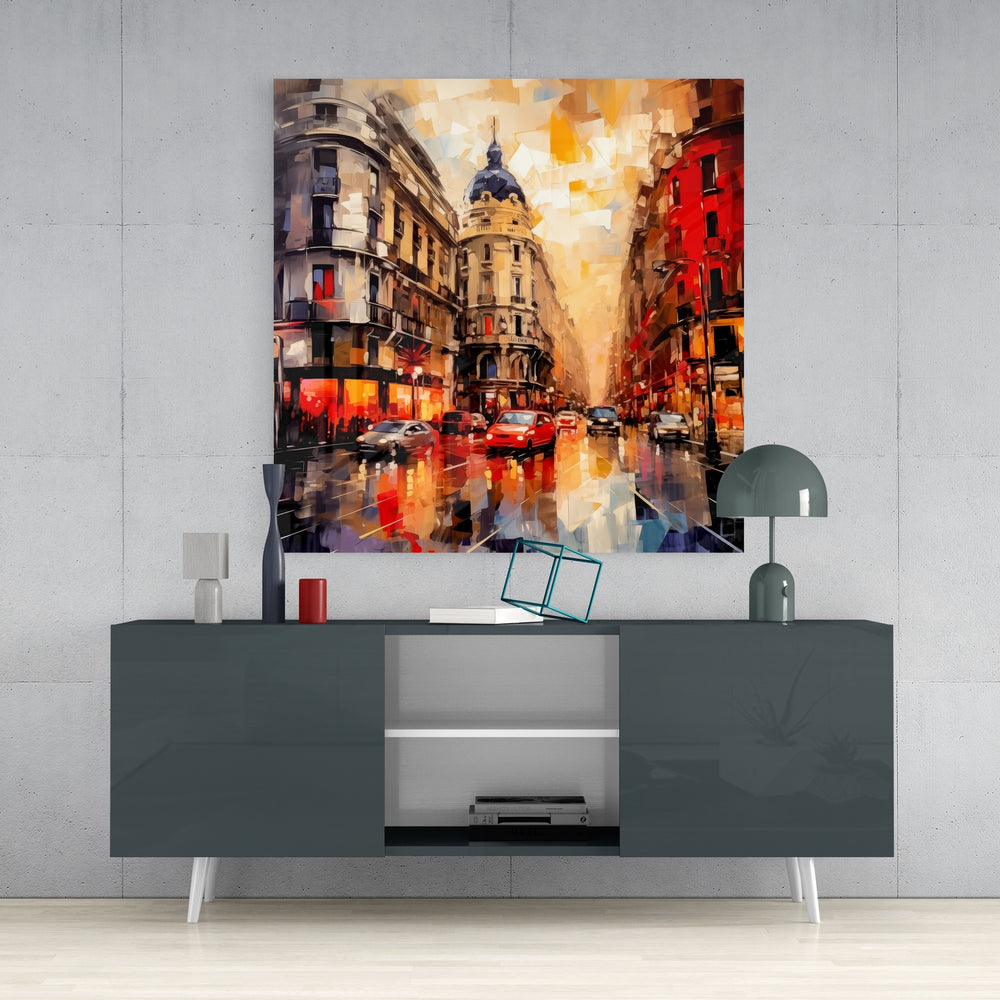Spain Glass Wall Art.