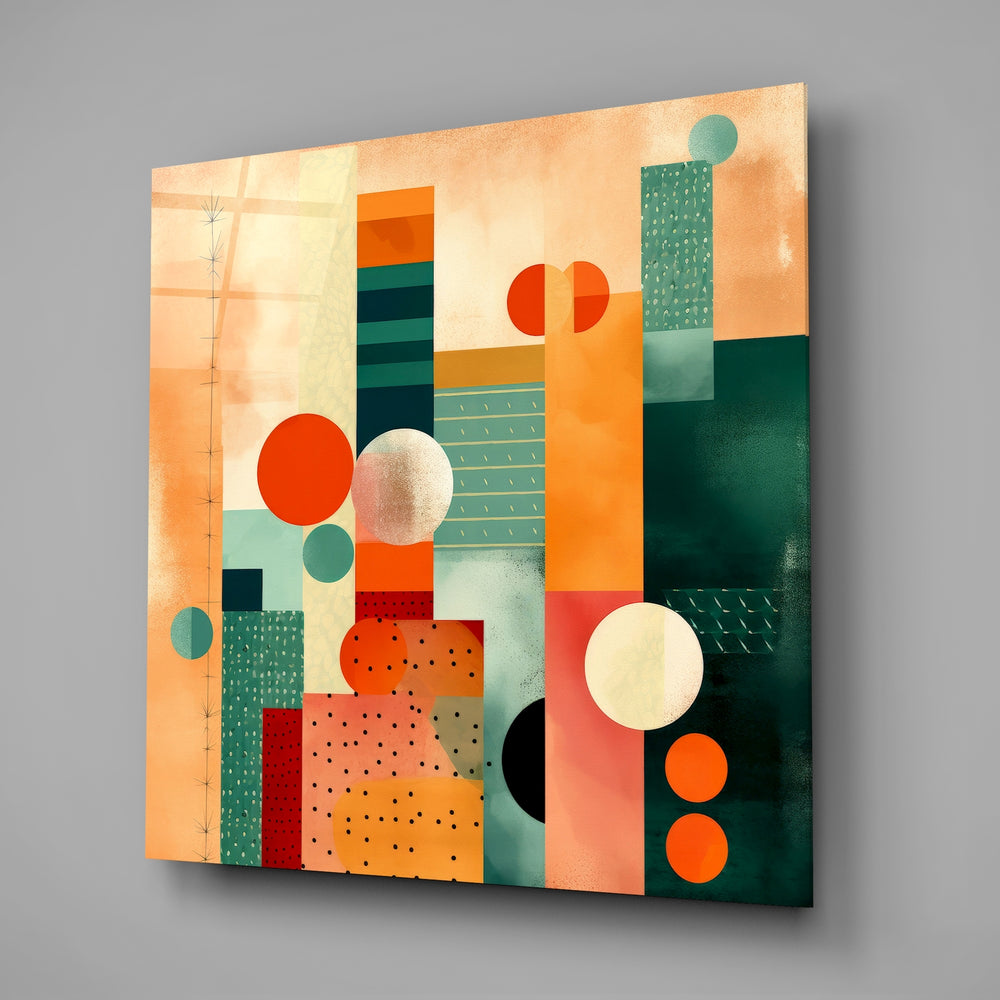 Modern Art Glass Wall Art.
