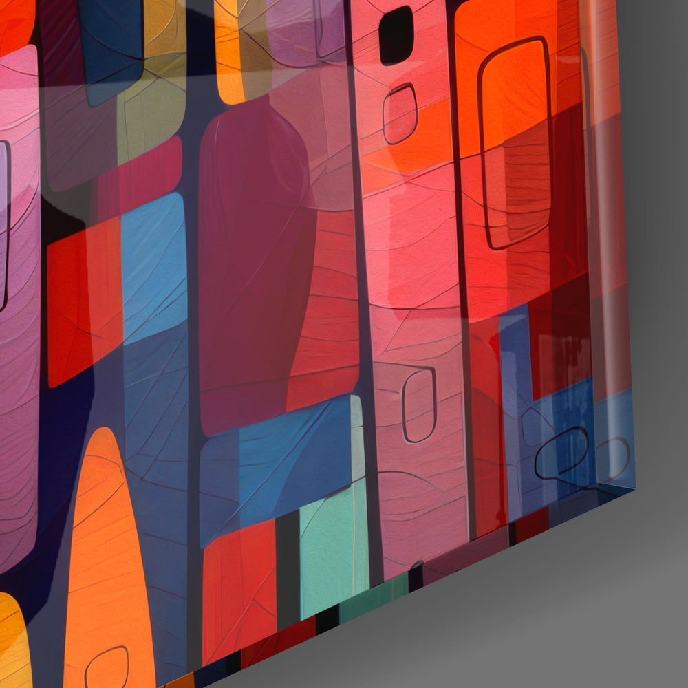 Modern Art Glass Wall Art.