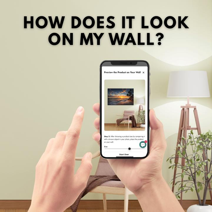 Our New Feature: See Your Artwork on Your Wall Before You Buy