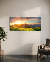 Valley Glass Wall Art (36"x14") lifestyle preview C