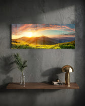 Valley Glass Wall Art (36"x14") lifestyle preview D