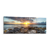 Sunset Glass Wall Art (36"x14") lifestyle preview F
