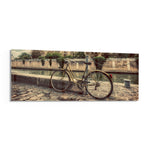 Bicycle Glass Wall Art (36"x14") lifestyle preview F