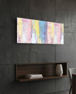Painted Wood Glass Wall Art (36"x14") lifestyle preview B