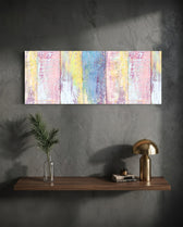 Painted Wood Glass Wall Art (36"x14") lifestyle preview D