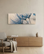Macro Dandelion Glass Wall Art (36"x14") lifestyle preview A