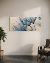 Macro Dandelion Glass Wall Art (36"x14") lifestyle preview C