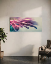 Macro Glass Wall Art (36"x14") lifestyle preview C