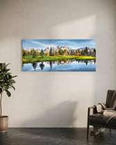 Spring Glass Wall Art (36"x14") lifestyle preview C