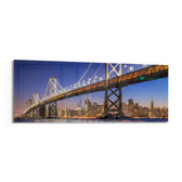 Bridge Glass Wall Art (36"x14") lifestyle preview F