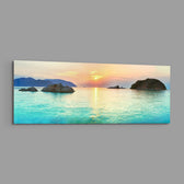 Turquoise Bay Islets Sea Glass Wall Art lifestyle preview E