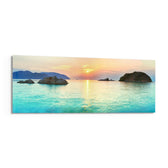 Turquoise Bay Islets Sea Glass Wall Art lifestyle preview F