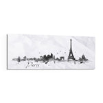Paris Glass Wall Art (36"x14") lifestyle preview F