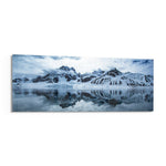 Snowy Mountain Glass Wall Art (36"x14") lifestyle preview F