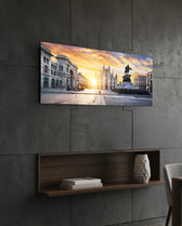 Medieval Glass Wall Art (36"x14") lifestyle preview B