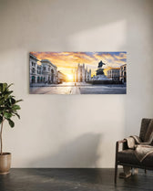 Medieval Glass Wall Art (36"x14") lifestyle preview C