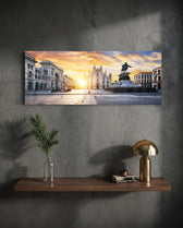 Medieval Glass Wall Art (36"x14") lifestyle preview D