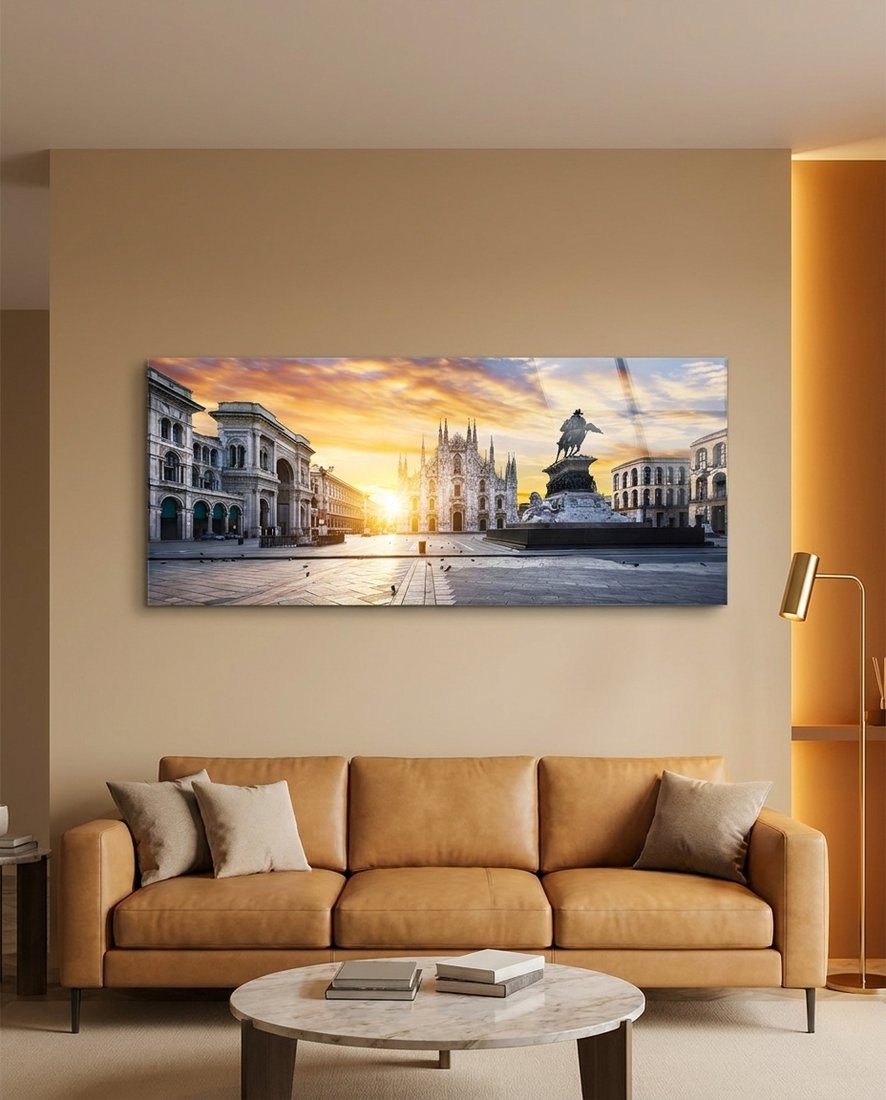 Medieval Glass Wall Art (36"x14")