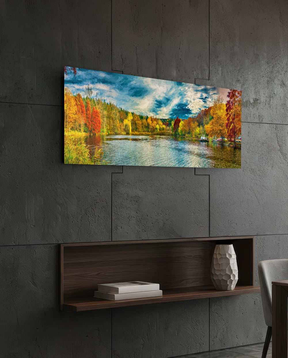 Goal Glass Wall Art (36"x14") lifestyle preview B