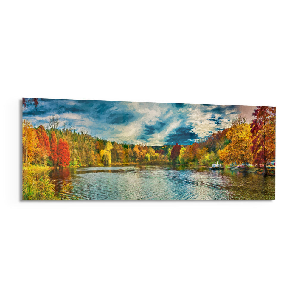 Goal Glass Wall Art (36"x14") lifestyle preview F