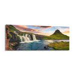 Waterfall Glass Wall Art (36"x14") lifestyle preview F