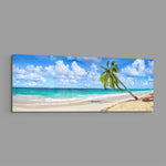 Palm Tree Glass Wall Art (36"x14") lifestyle preview E