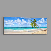 Palm Tree Glass Wall Art (36"x14") lifestyle preview E