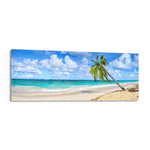 Palm Tree Glass Wall Art (36"x14") lifestyle preview F