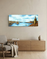 Old Istanbul Glass Wall Art (36"x14") lifestyle preview A