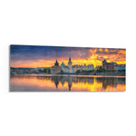 Prague Glass Wall Art (36"x14") lifestyle preview F