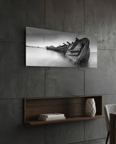 Shipwreck Glass Wall Art (36"x14") lifestyle preview B