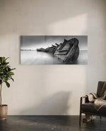 Shipwreck Glass Wall Art (36"x14") lifestyle preview C