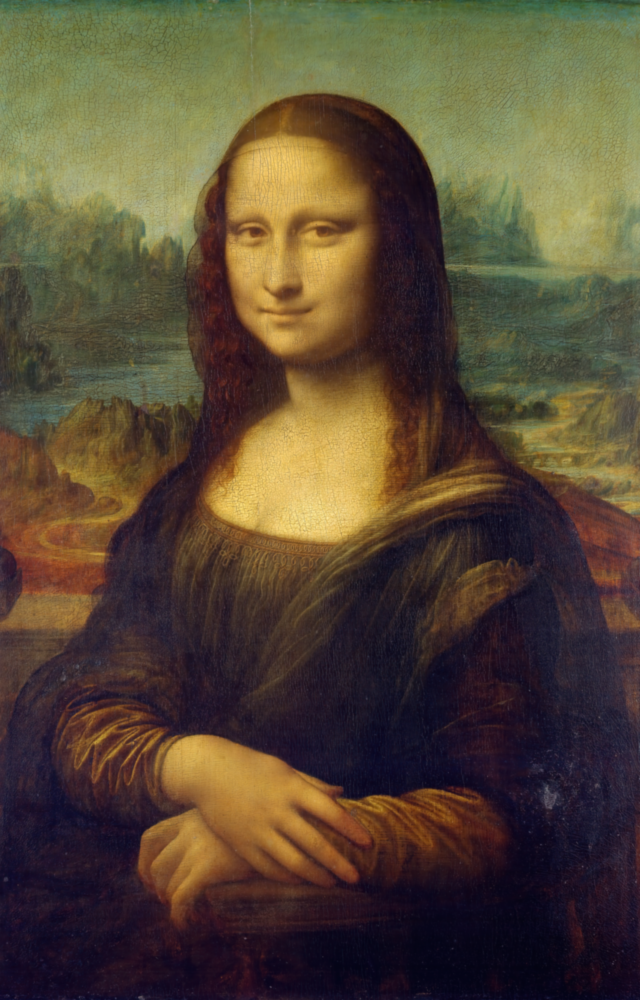 Mona Lisa Glass Wall Art
