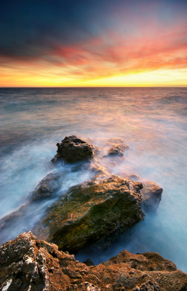 Sunset Glass Wall Art