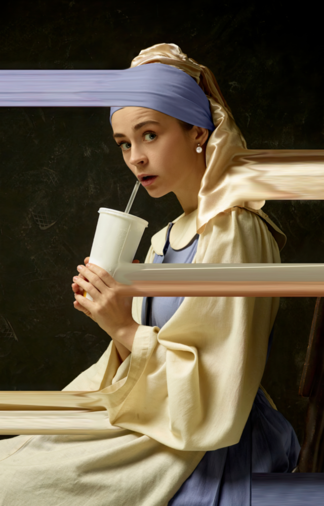 Girl with a Pearl Earring Glass Wall Art
