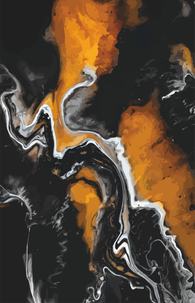 Abstract Glass Wall Art