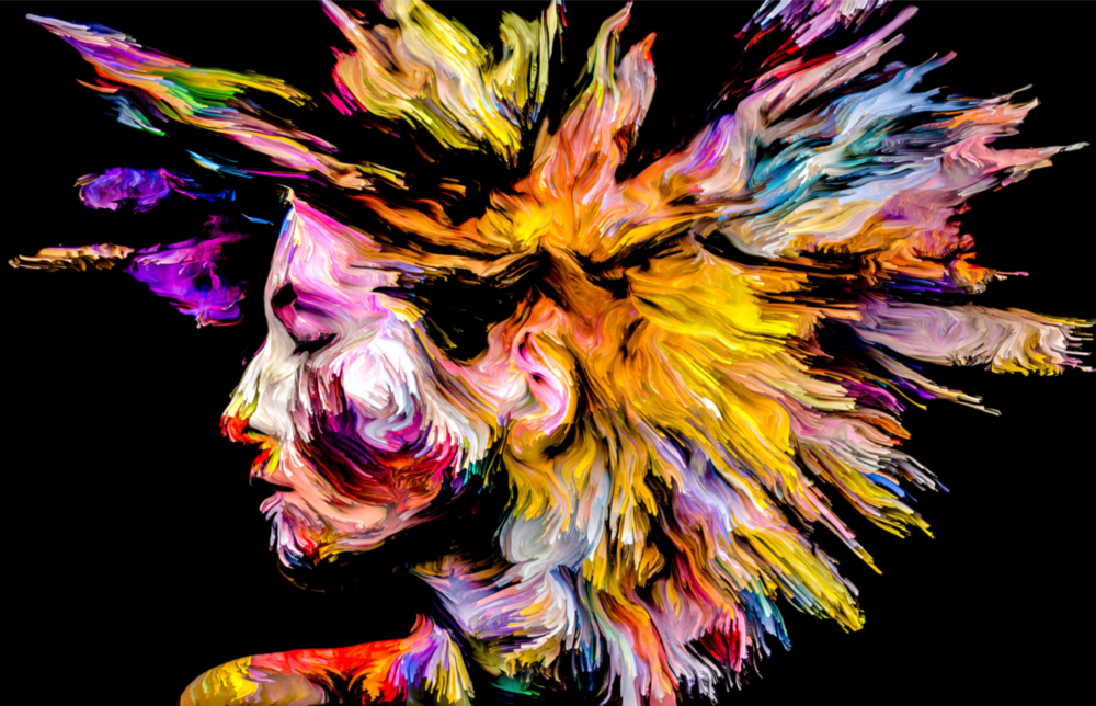 Colorful Thoughts Glass Wall Art