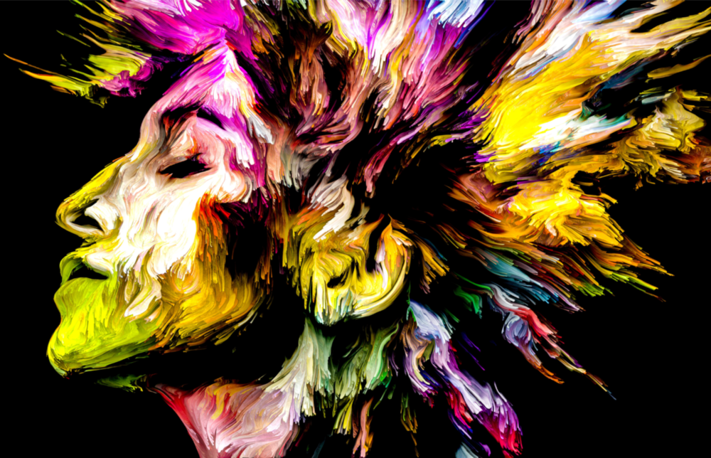 Colorful Thoughts Glass Wall Art
