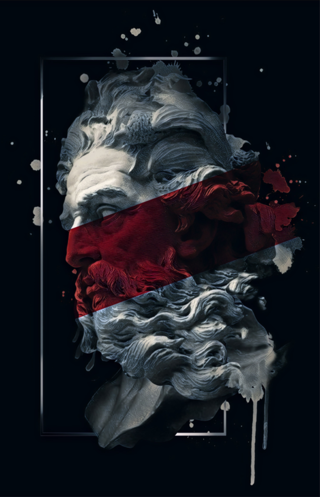 Poseidon Glass Wall Art