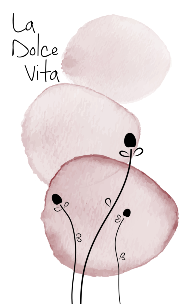La Dolce Vita Glass Wall Art