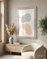 Scandi-line panel bringing calm drama to a contemporary living space