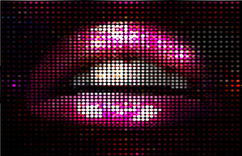 Lip Glass Wall Art