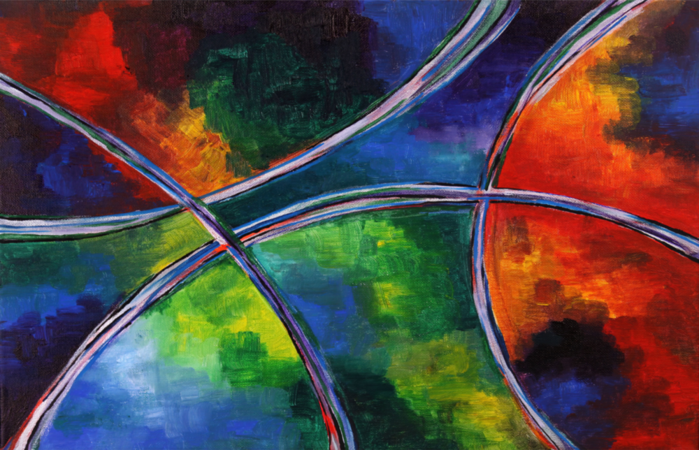 Colors Glass Wall Art