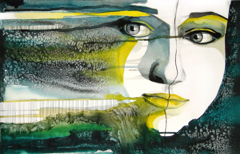 Women's Glass Wall Art