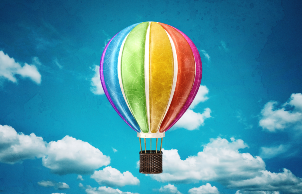 Balloon Glass Wall Art