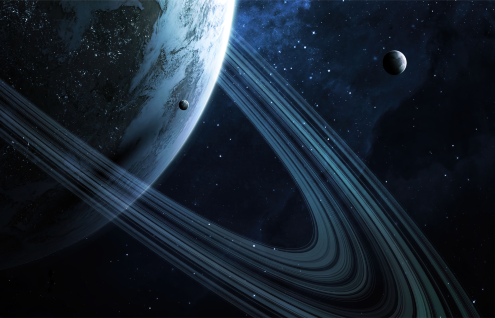 Space Glass Wall Art