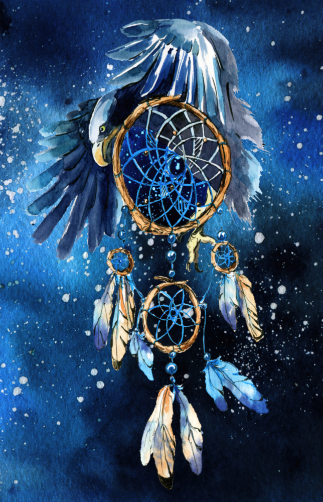 Dreamcatcher Glass Wall Art